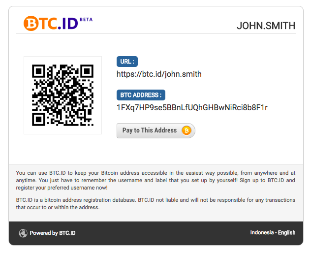 bitcoin registrar di domini)