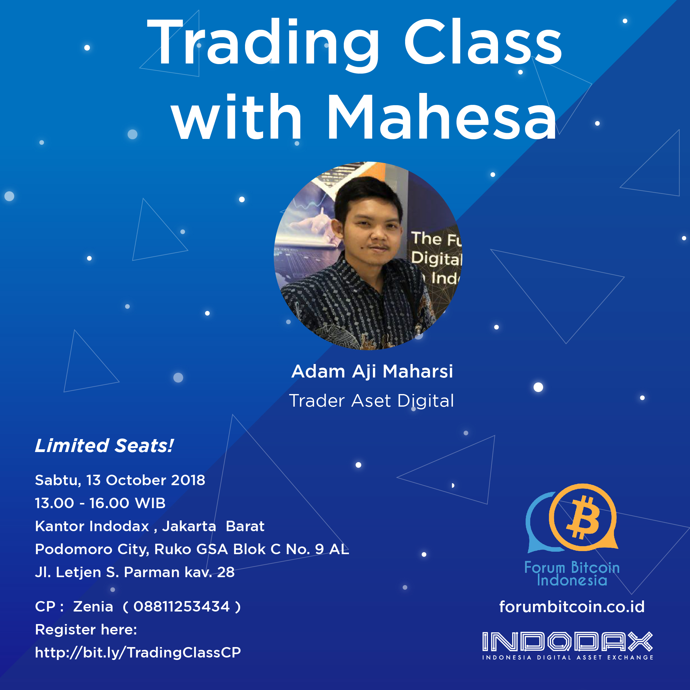 Trading Class di Indodax Jakarta