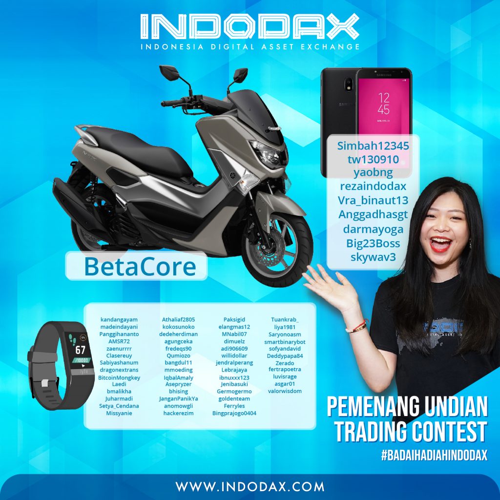 #BadaiHadiahIndodax Random Winner - Blog Indodax.com