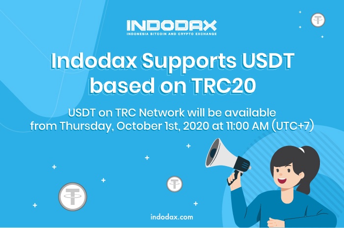 Indodax Support USDT TRC20