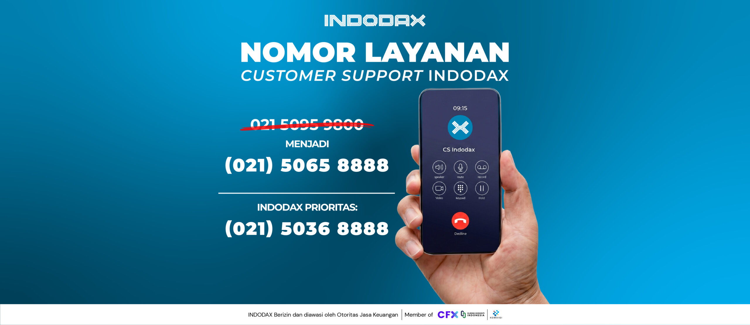 no resmi cs indodax