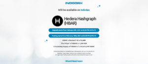 Listing Hedera Hashgraph