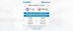 ENJ & VRA Listing on Indodax