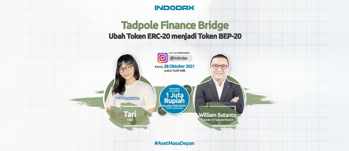 Instagram Live Indodax & Tadpole Finance