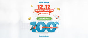 Deposit Dengan ShopeePay Cashback 100%