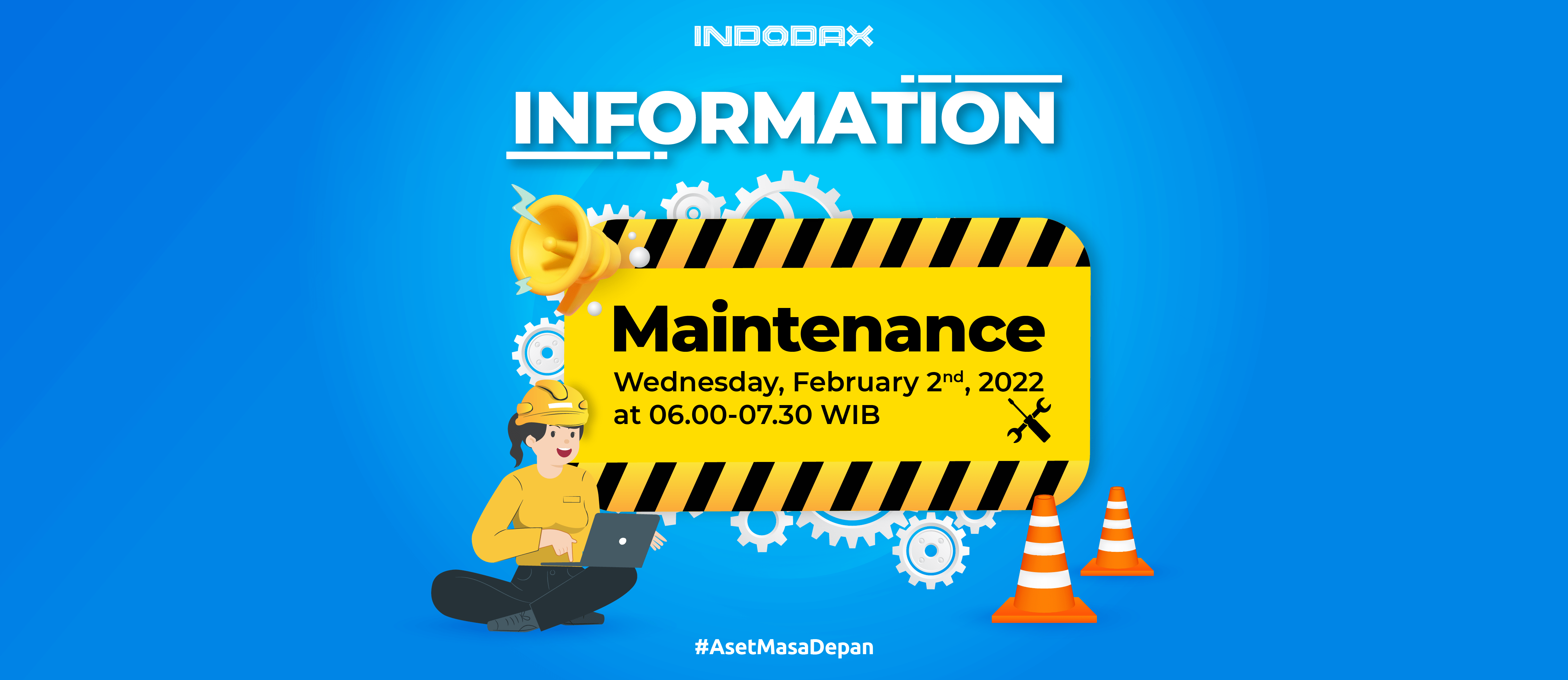 Indodax Maintenance Information