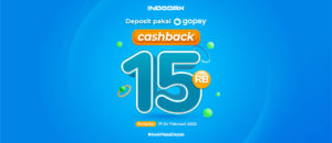 Deposit Pakai Gopay Cashback 15rb