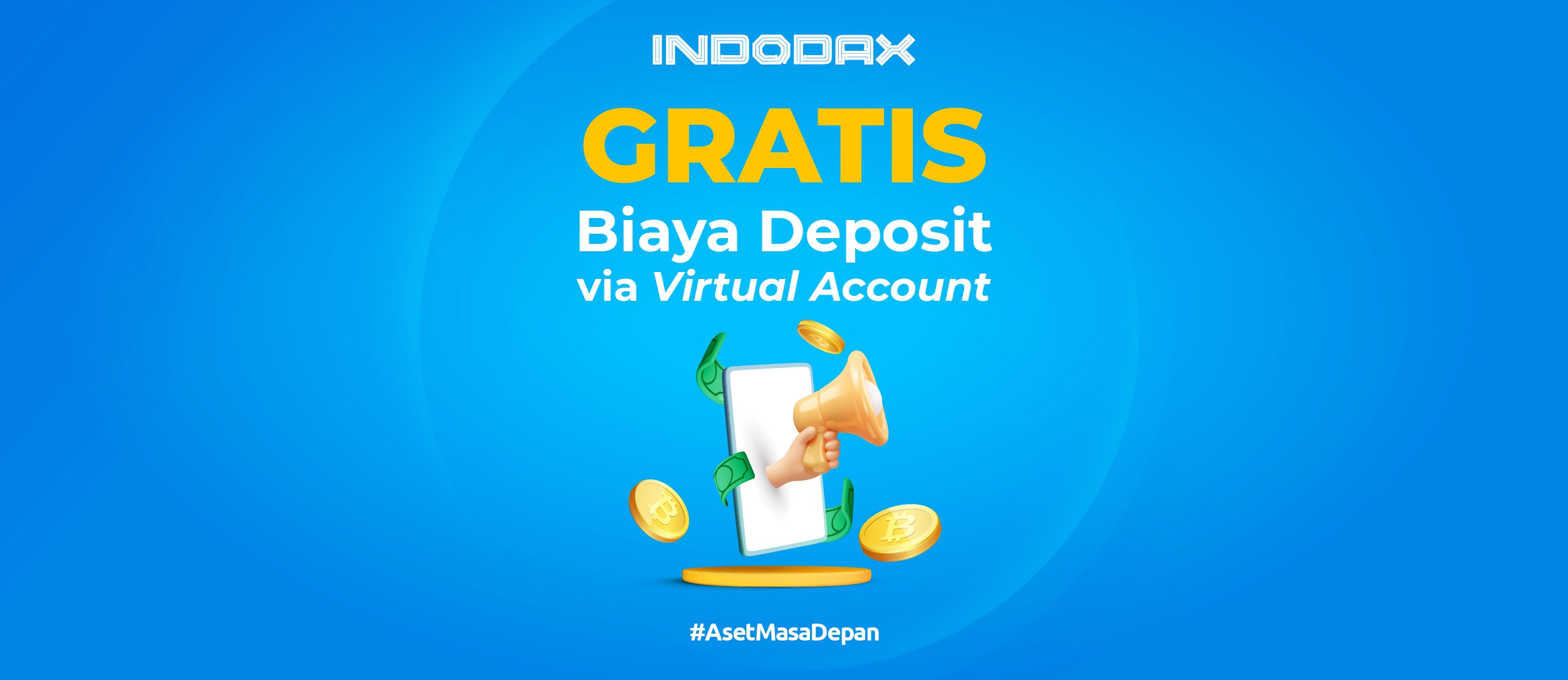 Gratis Biaya Deposit via Virtual Account