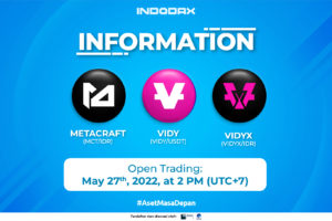 MCT, VIDY & VIDYX Listing on Indodax