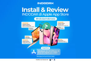 Install & Review Indodax di Apple App Store