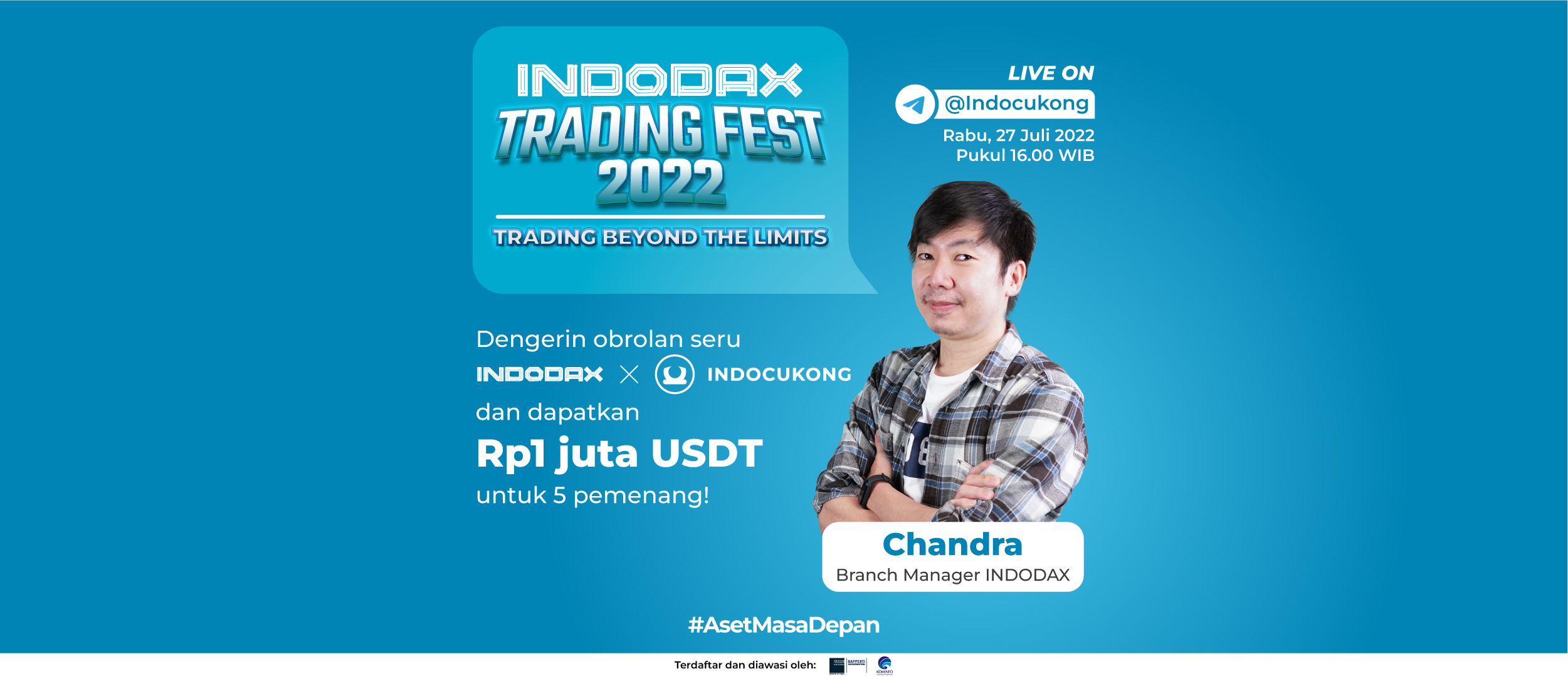 Telegram Live Indodax & Indocukong: Indodax Trading Fest 2022