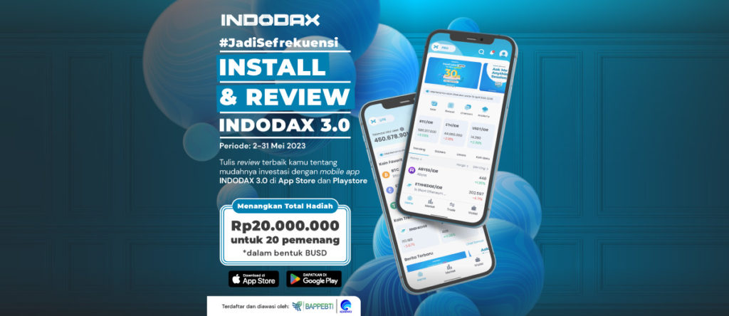 Install & Review INDODAX 3.0 Di App Store Atau Play Store (2-31 Mei 2023)