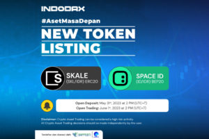 Dengan senang hati kami mengumumkan dua aset kripto baru yang akan ditambahkan ke marketplace INDODAX yaitu Skale (SKL) dan SPACE ID (ID). Deposit Skale dengan jaringan ERC20 dan ID dengan jaringan BEP20 dimulai hari Rabu, 31 Mei 2023 pukul 14:00 dan Trading dimulai hari Kamis, 1 Juni 2023 pukul 14:00.