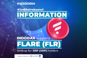 INDODAX akan mendistribusikan airdrop Flare (FLR) bagi holder XRP (XRP). User yang memiliki XRP di wallet INDODAX pada saat periode snapshot berlangsung yaitu pada tanggal 12 Desember 2020 pukul 07.00 WIB berhak mendapatkan Airdrop Flare (FLR). Airdrop akan didistribusikan ke wallet member INDODAX saat open deposit Flare (FLR) dibuka yaitu pada hari Rabu, 24 Mei 2023 pukul 14.00 WIB.