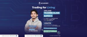 Trading Class Batch 3 kembali hadir! Yuk, ikutan online class Trading For Living dari INDODAX Academy. Kalian bisa mendapatkan banyak pengetahuan tentang cara trading yang tepat dan bijak dari M. Yoga Agustian (Community Specialist Indodax)