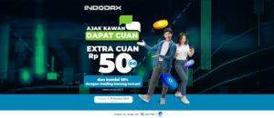We're excited to introduce a special referral promo that allows you to earn a 10% commission and an additional bonus of Rp50,000 in USDT. It's easy to participate, invite a minimum of 2 friends to become INDODAX members
