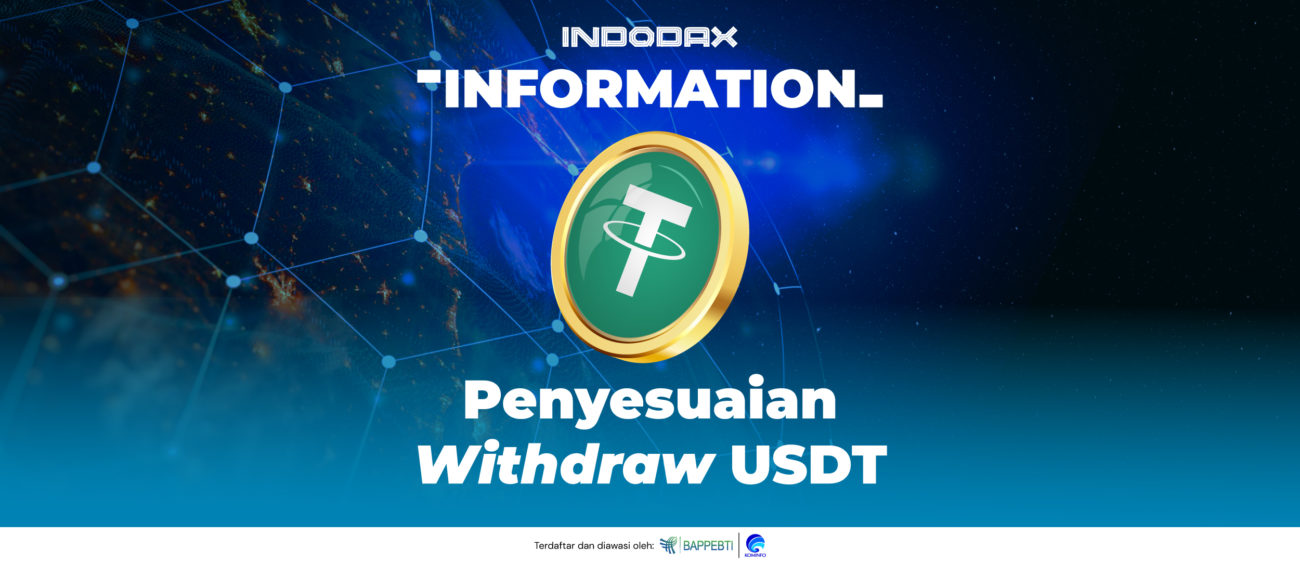 cara WD Indodax ke wallet pilih network TRC20 ERC20 BEP20