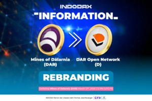 Dengan ini kami menginformasikan bahwa INDODAX akan mendukung migrasi aset kripto Mines of Dalarnia (DAR) ke DAR Open Network (D)