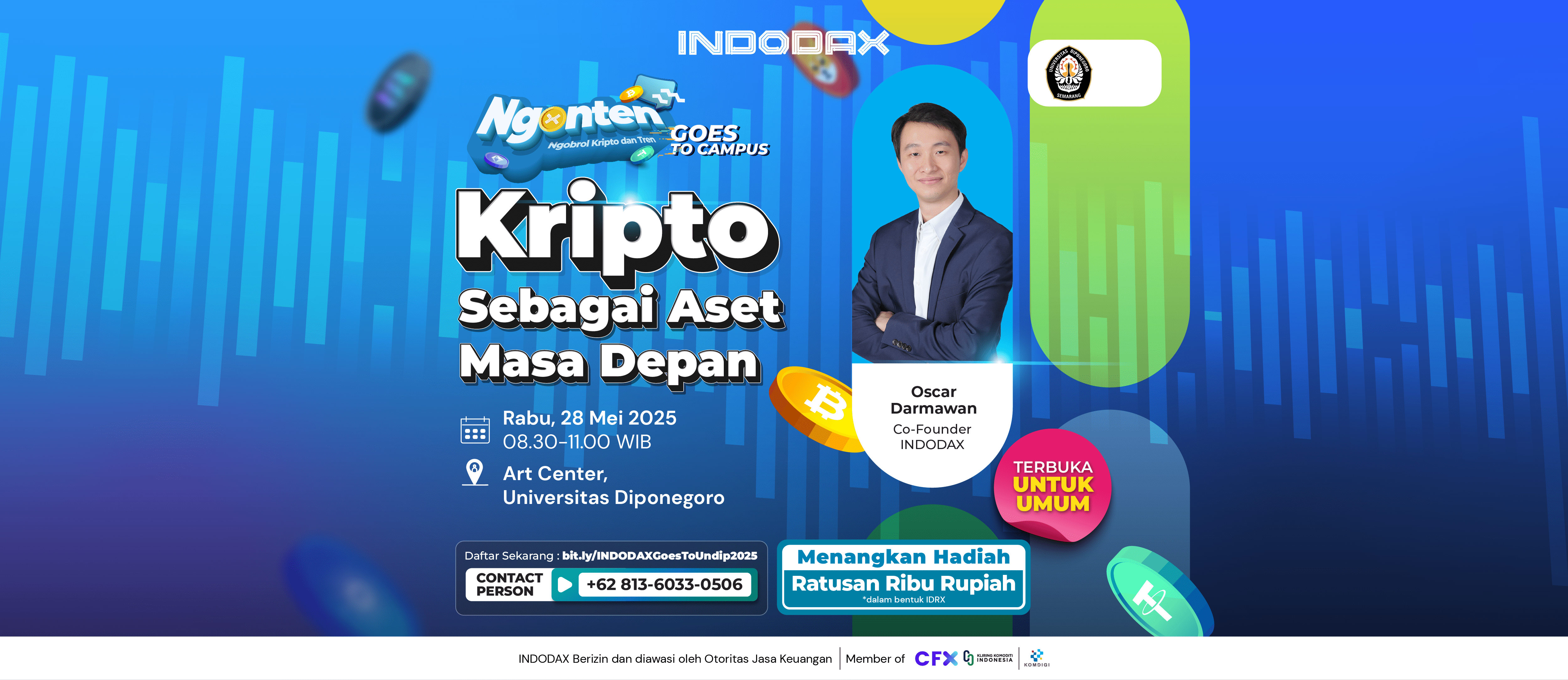 INDODAX Goes To Campus - Universitas Diponegoro